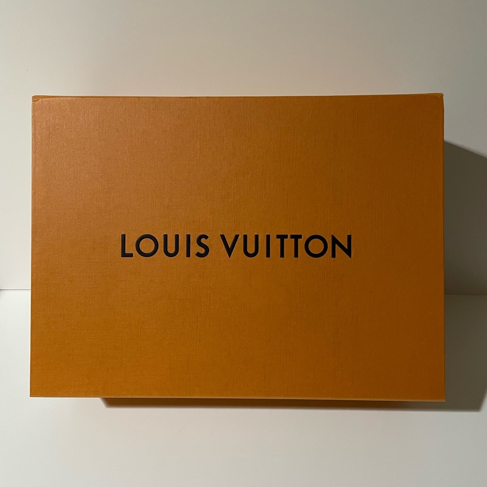 Empty Louis Vuitton Orange Magnetic Box